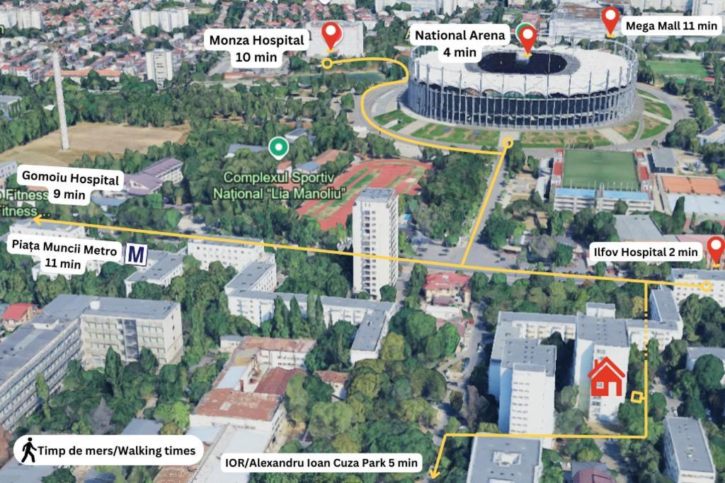 Studio @ Arena Nationala Stadium Bukurešť Exteriér fotografie